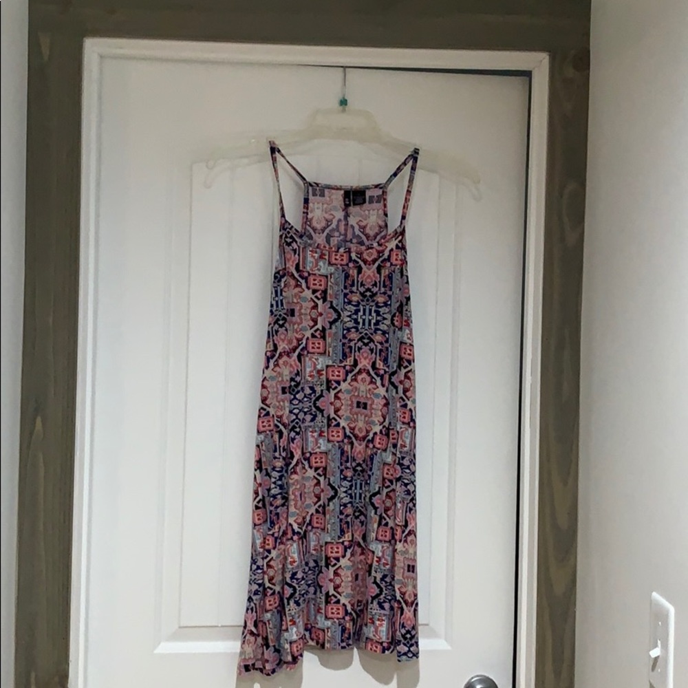 XL multicolored skater dress